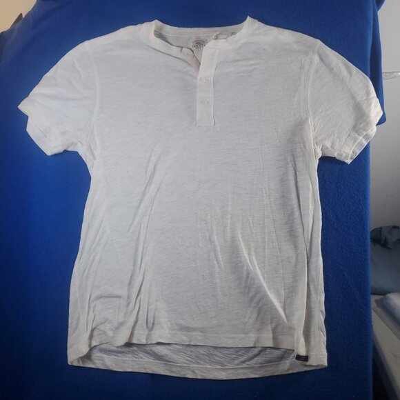 Faherty Short-sleeve Henley Shirt Men's Size Large - Picture 14 of 15